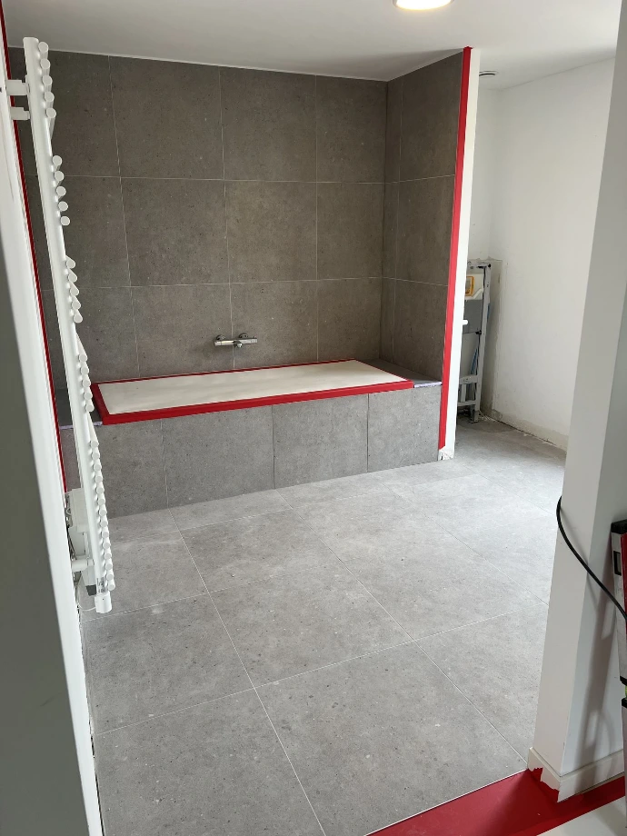 Rénovation de salle de bain réalisée par Aménagements Olivy